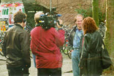 WDR interviewt Besucher